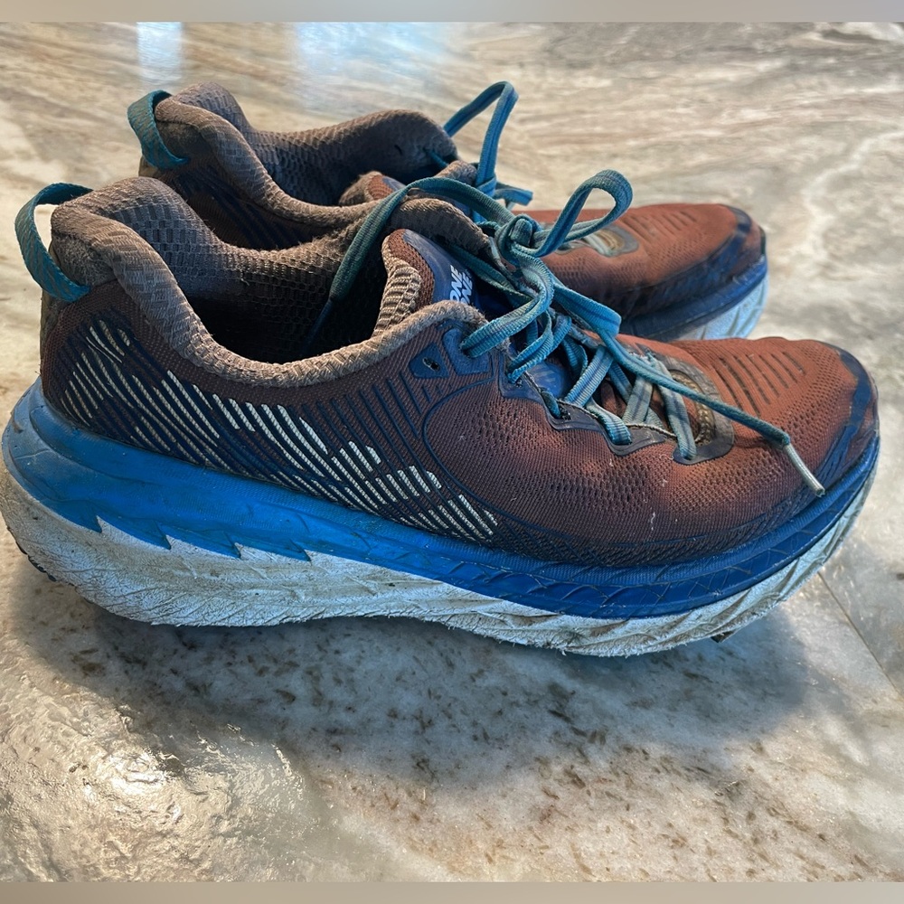 HOKA Bondi 5 well-worn